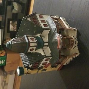 1996 Lemax Caddington Village Collection Porcelain Ashley Inn Lighted House